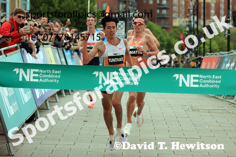 Elite Mens 5k, AJ Bell Great North 5k. Photo: David T. Hewitson/Sports for All Pics
